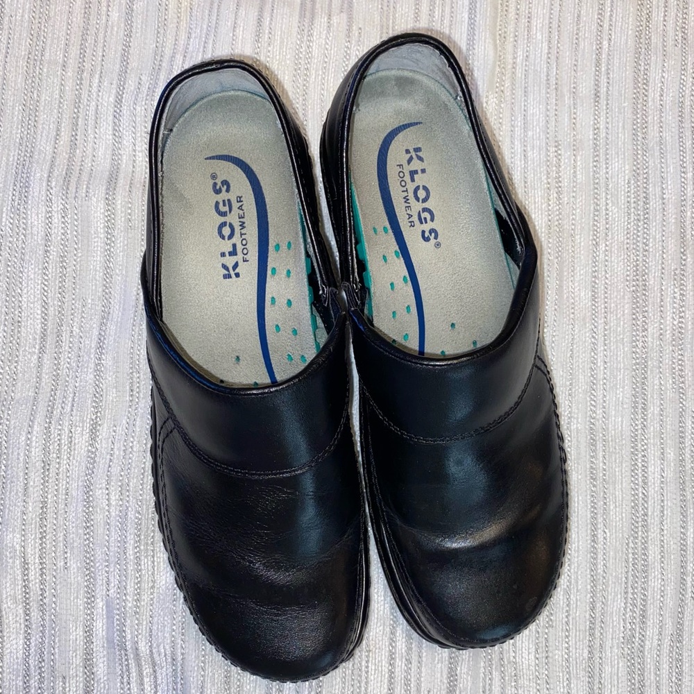 NWOB Klogs Footwear Black Work Shoes: W sz. 8M